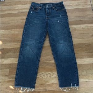 Levi’s wedgie jeans